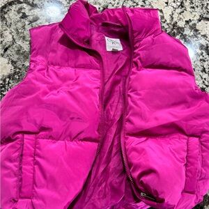 Pink Puffer Vest